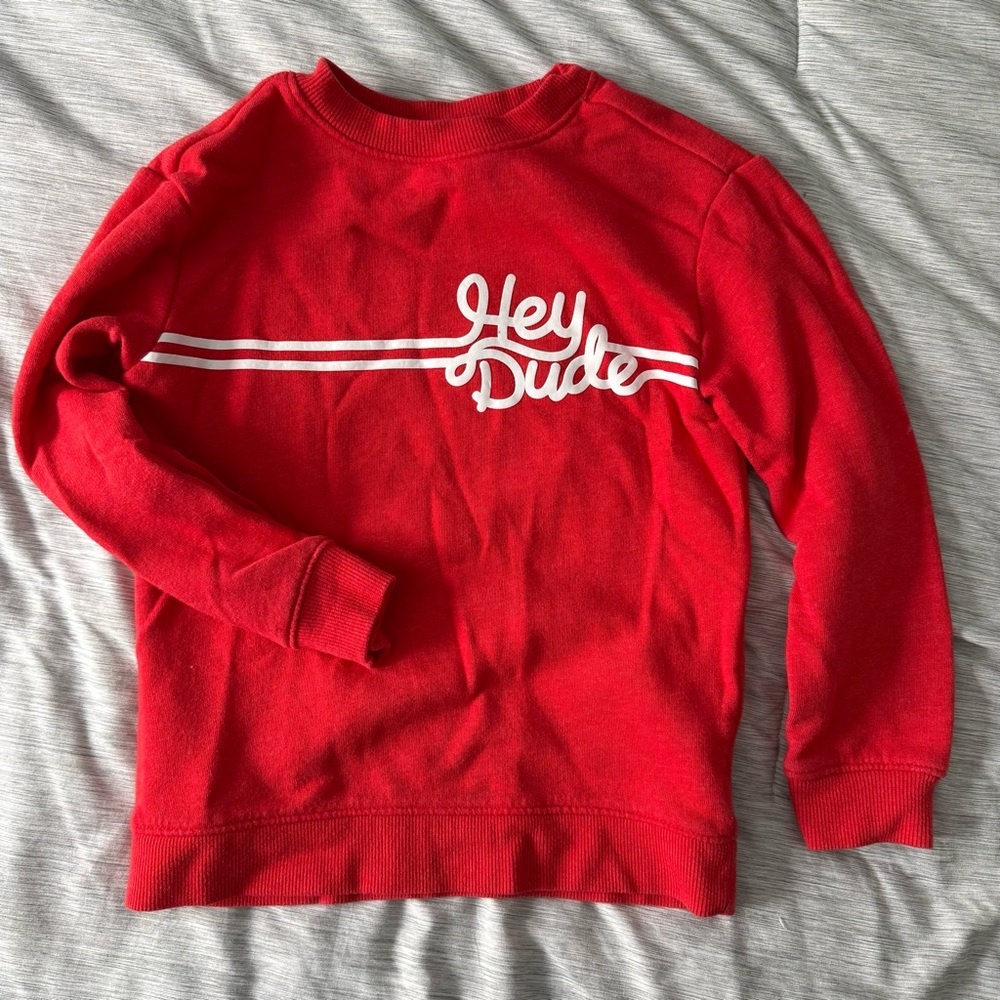 Cat & Jack Red Fleece Pullover